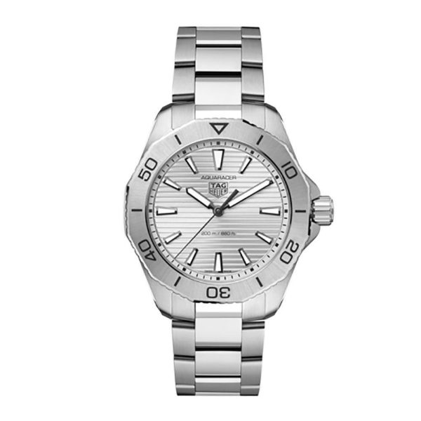 Tag heuer aquaracer professional 200 40mm mens watch wbp1111ba0627 40 mm silver
